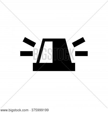 Sirena Outline Icon. Symbol, Logo Illustration For Mobile Concept And Web Design.