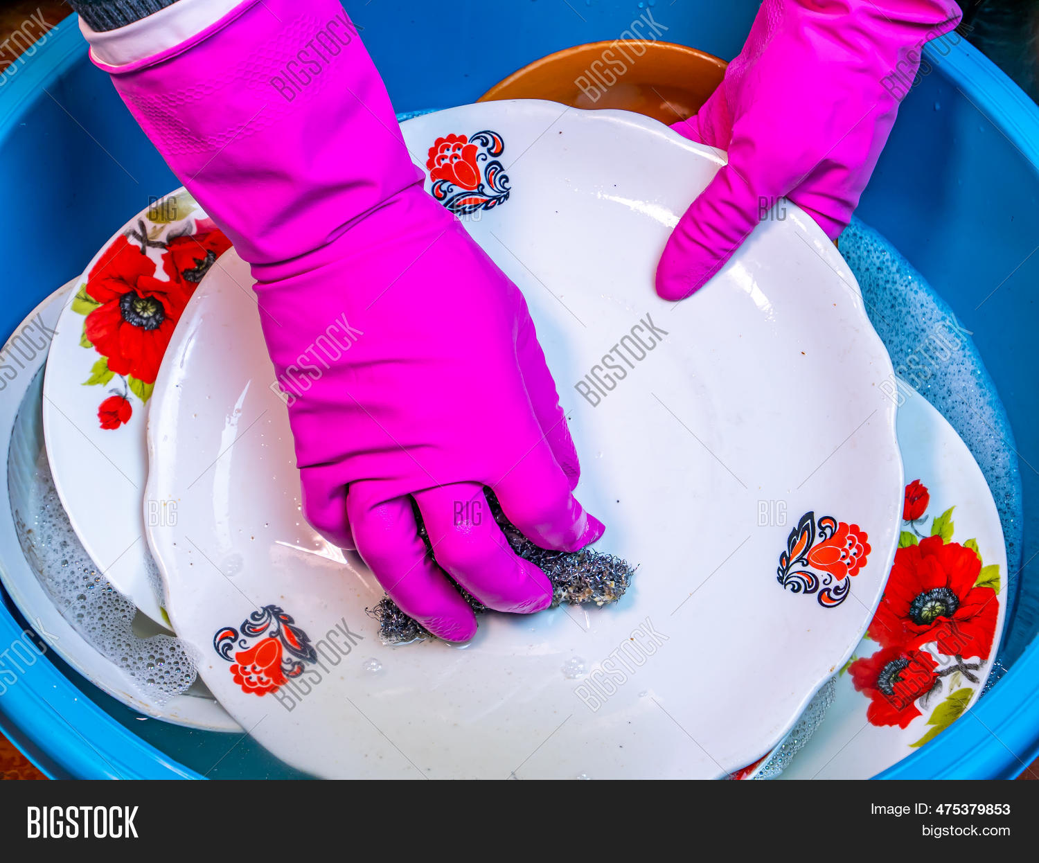 Hand Washing Kitchen Image & Photo (Free Trial) Bigstock