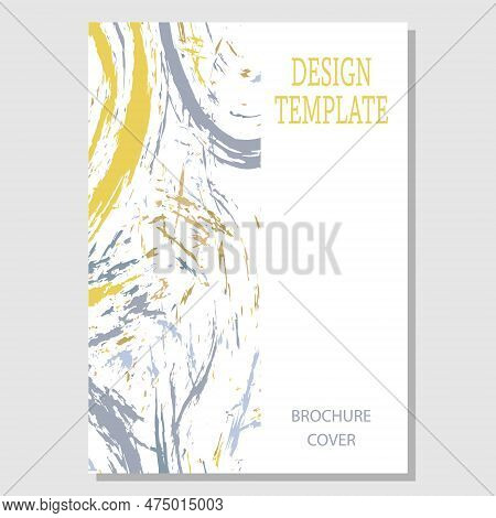 A Unique Layout Of Corporate Design For Title Pages, Covers, Books, Brochures, Leaflets, Posters, Bo