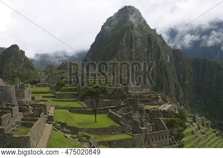 Machu Picchu Is An Incan Citadel Set High In The Andes Mountains In Peru, Above The Urubamba River V