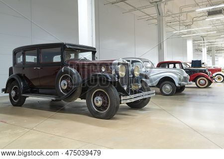 St. Petersburg, Russia - March 29, 2023: Bentley 8 Liter (bentley 8l) In The Exhibition Of The Retro