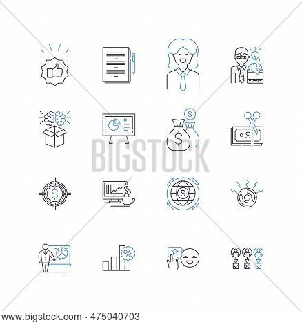 Production Inspection Line Icons Collection. Quality, Compliance, Assurance, Testing, Verification, 