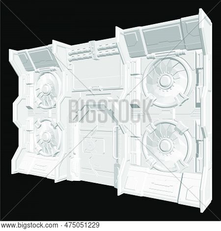 Armour Bunker Door Vector 12.eps