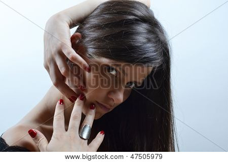 Мода Фото красивой женщины