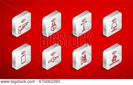 Set Line Wireless Antenna, Smart Electric Plug, Street Light, Table Lamp, Thermometer, Security Came