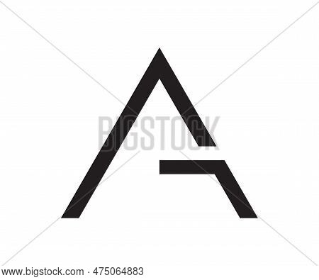 Minimal A Letter Logo Design Vector Template