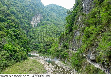 The Entrance Of Shakadang Trail, One Of The Most Popular Trekking Trail Intaroko National Park, Xiul