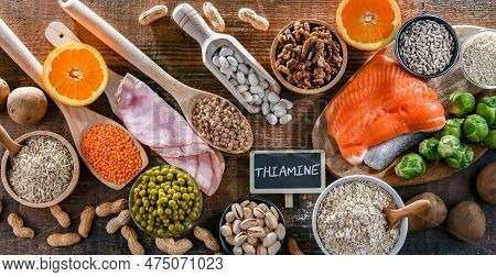 Composition With Food Products Rich In Thiamine Or Vitamin B1