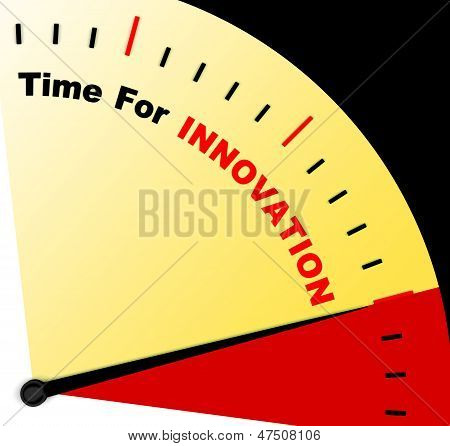 Ideje innováció képviselő a kreatív fejlesztés és a találékonyság