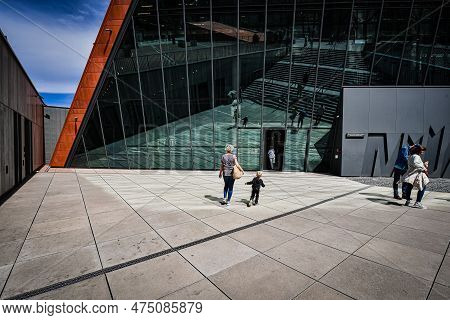 Gdansk, Poland - 08 July 2022: The Museum Of Second World War, Gdansk, Poland