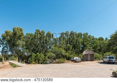 Douglas, South Africa - Mar 1, 2023: The Viewpoint At Samevloeiing Near Douglas Where The Orange And