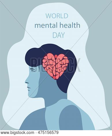 World Mental Health Day, A Day Dedicated To Raising Awareness About Mental Health Issues. Mental Ill