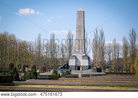 Berlin, Germany - April 21, 2023: The Soviet War Memorial In Schonholzer Heide, Pankow, Where 13, 20