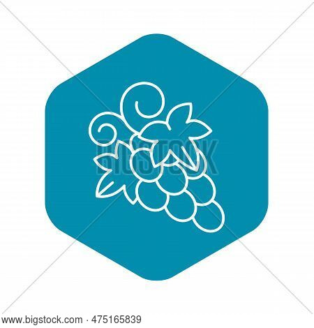 Table Grape Icon. Outline Table Grape Icon For Web Design Isolated On White Background