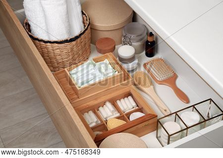 Keeping Tampons And Other Self Care Products In Drawer