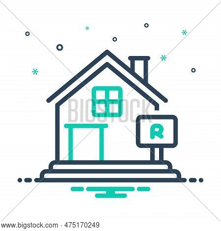 Mix Icon For Letting Forgiving Indulgent Rent Flat Lease Rental Tenant Accommodation House Forgiving