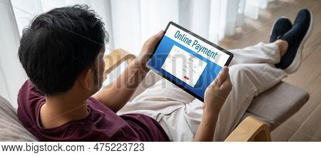Online Payment Platform For Modish Money Transfer On The Internet Netowrk