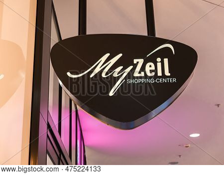 Frankfurt Am Main, Germany - January 29, 2023: The Myzeil Is A Modern Shopping Mall With Very Intere