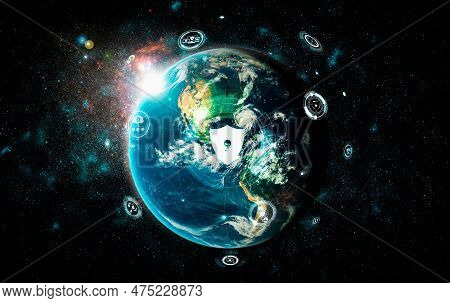 Cyber Security Technology And Online Data Protection In Innovative Perception . Concept Of Technolog