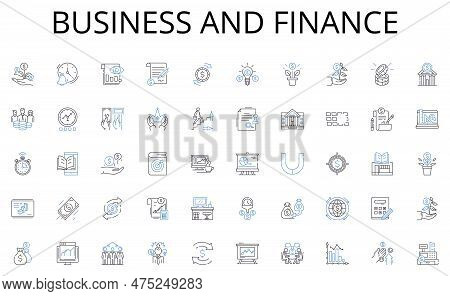 Business And Finance Line Icons Collection. Leisure, Relaxation, Hobbies, Activities, Entertainment,