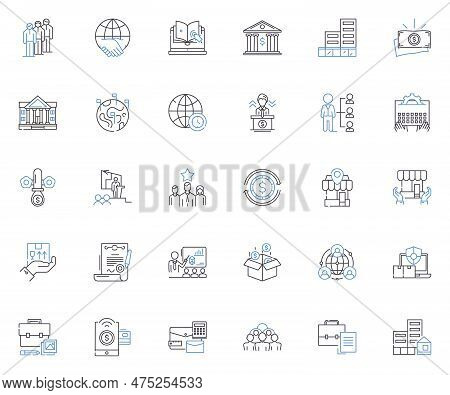 Cargo Line Icons Collection. Shipping, Logistics, Freight, Transport, Delivery, Export, Import Vecto