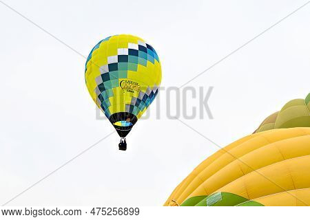 Igualada, Barcelona, July 07 De 2022. 26th European Balloons Festival. Concentration Of Hot Air Ball
