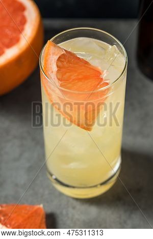 Cold Boozy Grapefruit Gin Radler