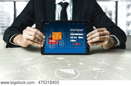 Online Payment Platform For Modish Money Transfer On The Internet Netowrk