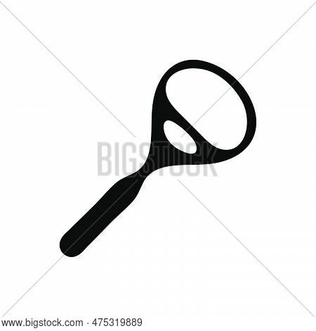 Tongue Scrapper Cleaner For Oral Hygiene On White Background..eps
