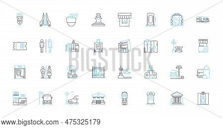 Green Energy Linear Icons Set. Renewables, Solar, Wind, Biomass, Hydro, Geothermal, Efficiencies Lin