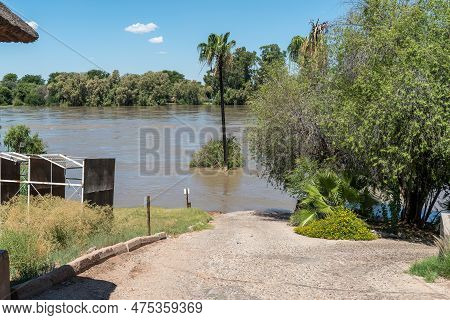 The Main Channel Of A Flooded Orange River At Upington