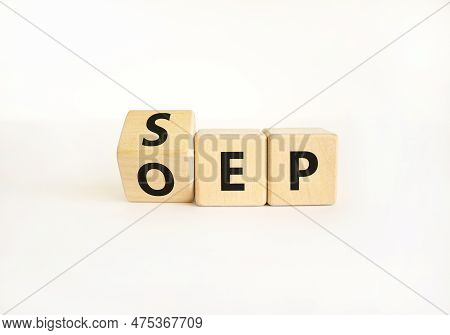 Sep Or Oep Symbol. Concept Words Oep Open Enrollment Period Sep Special Enrollment Period. Beautiful
