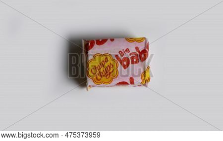 April 20, 2023 Ukraine City Kyiv Chewing Gum Chupa Chups Babol On A Light Background