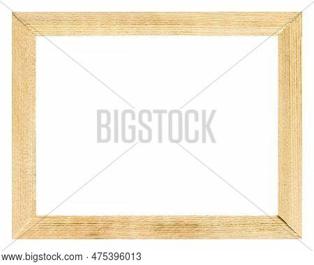 Wooden Pine Marquetry Frame, Wooden Frame Made From A Combination Of Different Woods, Isolated Trans
