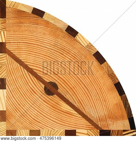 Wooden Marquetry, Patterns Created From The Combination Of Different Woods, Wooden Floor, Parquet, C