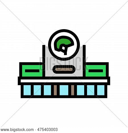 Commissary Shop Color Icon Vector. Commissary Shop Sign. Isolated Symbol Illustration