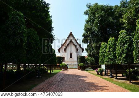Ancient Ruins Buildings And Antique Architecture Chantara Phisan Hal Of King Narai Ratchaniwet Palac