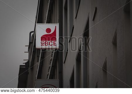 Cologne, Germany - November 12, 2022; Selective Blur On A Ig Bce Logo On Their Office In Cologne. Ig