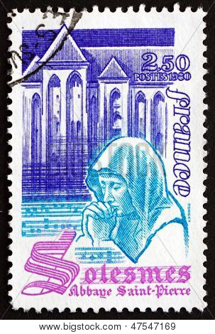 Postage Stamp France 1980 St. Peter's Abbey, Solesmes