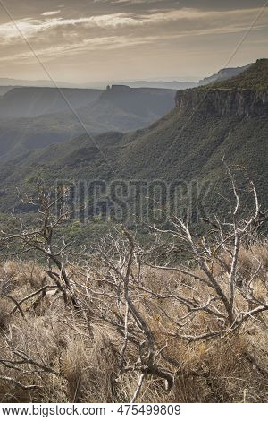 Collsacabra Mountains Landscape In Guilleries National Park In Catalonia