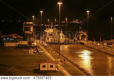 The Panama Canal Is An Artificial 82 Km (51 Mi) Waterway In Panama That Connects The Atlantic Ocean 