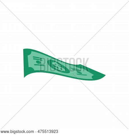 Us Dollar Stock Paper Bank Notes Icon Sign Business Finance Money Concept Vector Illustration