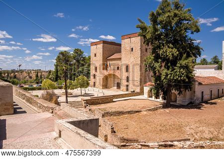 Facades Of The Church Of The Holy Mother Of The Sacrament In The Plaza Alta Of Badajoz (spain)
