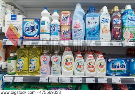 Vilnius, Lithuania - August 10, 2020: Maxima Retail Store In Vilnius, Lithuania