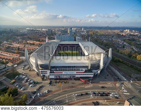 Eindhoven, Netherlands - September 19, 2017: Eindhoven Psv Philips Football Stadium. Netherlands.