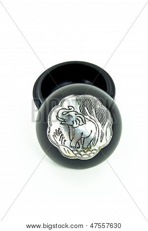 Black Box With Elephant Art