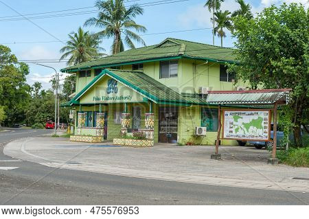 Palau - December 01, 2017: Palau Visitors Authority In Koror, Palau Island. Micronesia