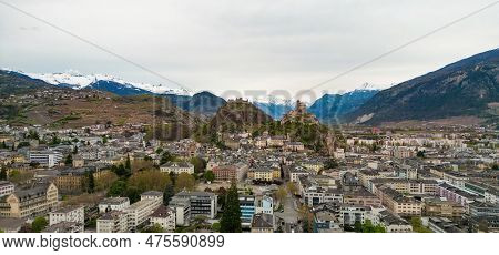 Sion Also Called Sitten In Switzerland - Travel Photography