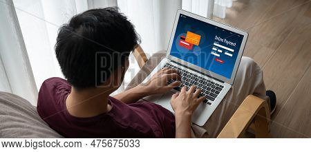 Online Payment Platform For Modish Money Transfer On The Internet Netowrk