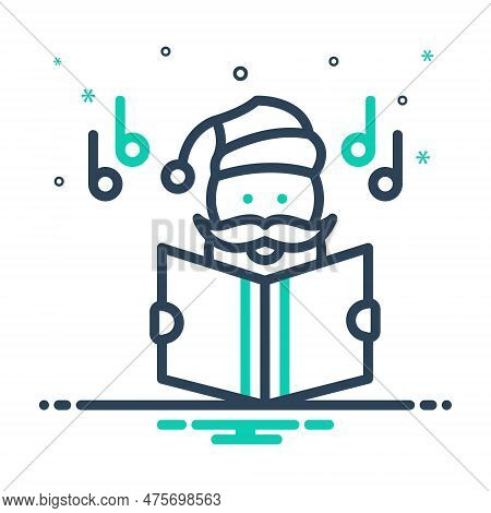Mix Icon For Carol Christmas-song Hymn Psalm Canticle Singing Santa Singer Music Melody